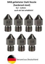 MK8 Ugello Ugello, Acciaio